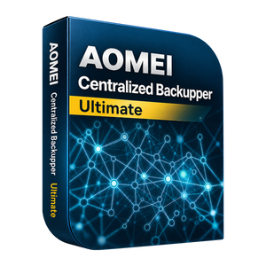 AOMEI Centralized Backupper ultimate software box illustration