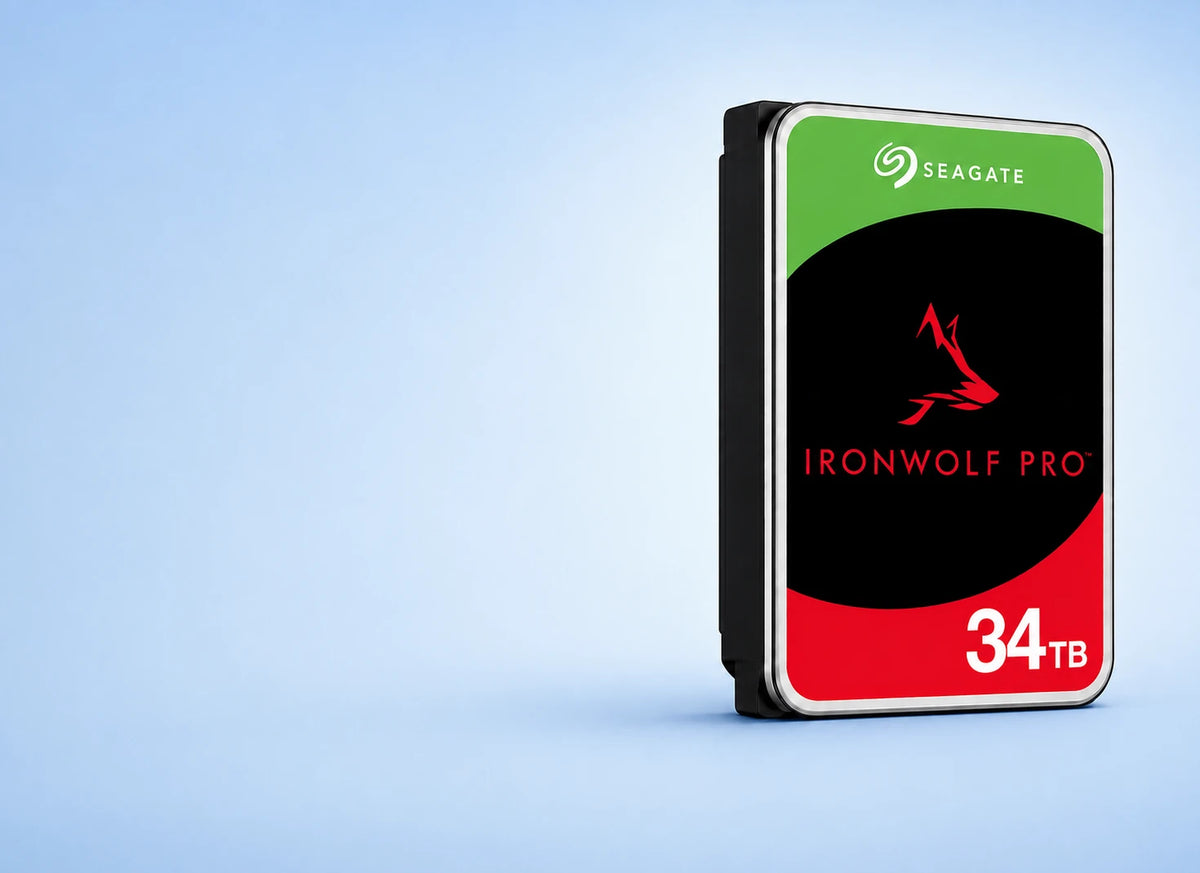 Seagate 34TB IronWolf Pro hard drive