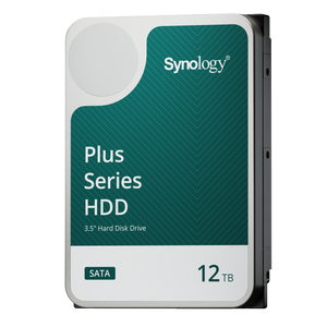 Synology Plus Series 12TB NAS hard drive angled view