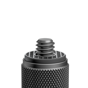 Close view of the standard top camera mounting connection