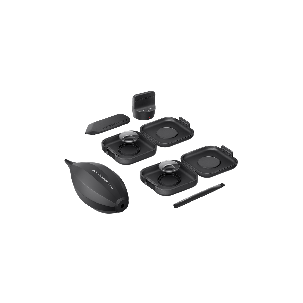 Antigravity A1 Double Lens Pack with two replacement lenses and the cleaning and fitting toolkit