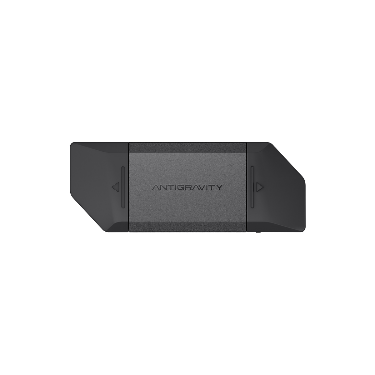Antigravity Quick Reader with protective connector caps closed