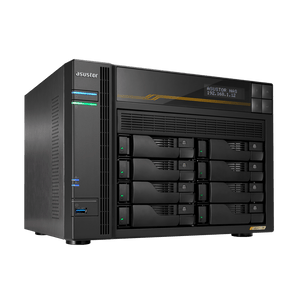 Asustor AS6808T LockerStor 8 Gen 3 Quad NVMe SSD Dual 10GbE 8 - Bay Tower NAS - ACE Peripherals