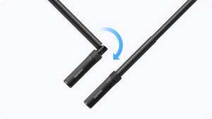 Integrated component switching between selfie-stick and Bullet Time positions