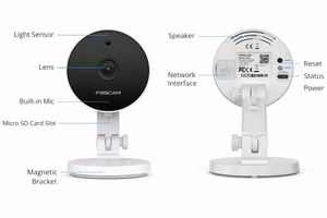 Foscam C8M AI 8MP 4K UHD Dual - Band WiFi IP Camera - ACE Peripherals