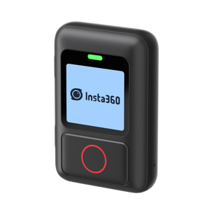 Angled view of the compact Bluetooth camera remote