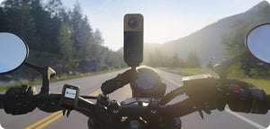 Remote mounted for an outdoor motorcycle camera setup