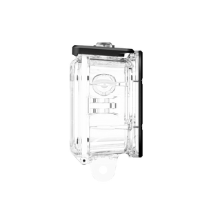 Insta360 Ace Pro 2 Dive Case side view of the clear housing controls