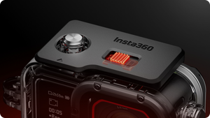 Insta360 Ace Pro 2 Dive Case sliding buckle lock detail