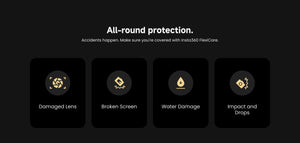 Examples of accidental damage assessed under the FlexiCare service terms