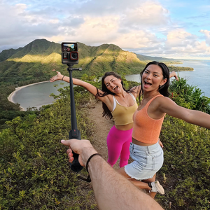 Mini 2-in-1 Tripod 2.0 used for an outdoor group photograph; camera supplied separately