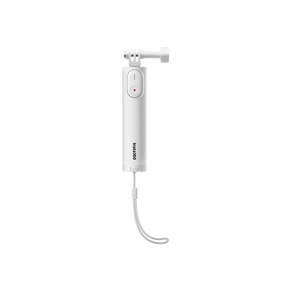 White Mini 2-in-1 Tripod 2.0 handle and camera fitting