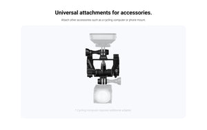 Additional connection points shown with separate accessory equipment