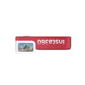 Insta360 GO 3S Retro Viewfinder Classic Red viewfinder top and optical window
