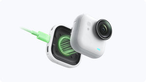 Insta360 GO Ultra FOMO Flexi Mount manufacturer airflow illustration around the magnetic camera base