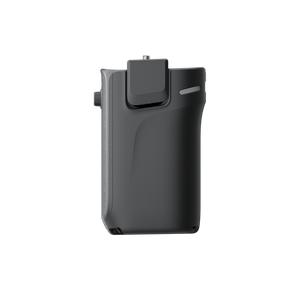Insta360 Luna Series Battery Handle Black rear and camera-locking clip view