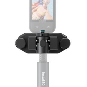 Insta360 Magnetic Selfie Stick Holster illustrative camera and selfie-stick attachment, camera and stick sold separately