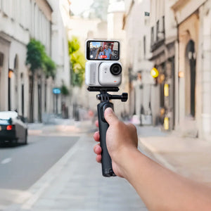 Insta360 Mini 2-in-1 Tripod 2.0 handheld travel filming example, camera sold separately