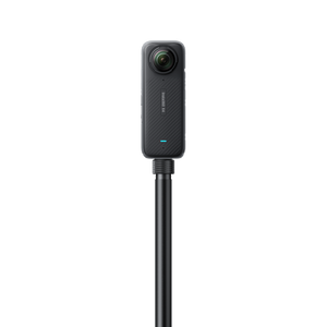 Insta360 Throwpod illustrative 360 camera attached to the top screw, camera sold separately