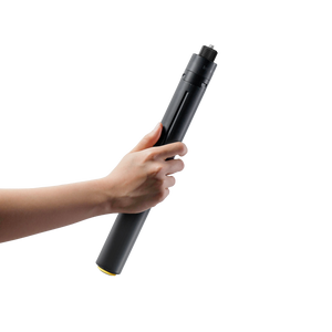 Insta360 Throwpod collapsed support held in one hand