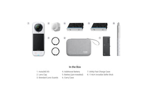 Insta360 X5 8K 72MP 360° Video Camera with Active HDR and AI - ACE Peripherals