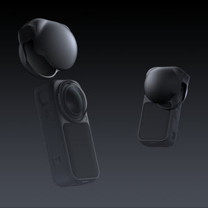 Insta360 X6 Lens Cap Black fit over supported optical accessories