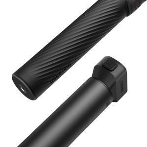 Insta360 X6 Power Selfie Stick extended length and grip details