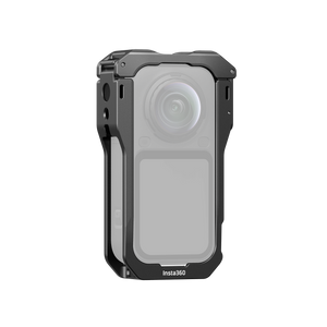 Insta360 X6 Protective Utility Frame frame fitted around an illustrative X6 camera, camera sold separately