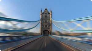 Motion-blur scene illustrating a deliberate shutter-speed choice