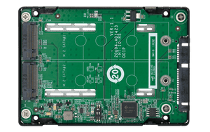 QNAP QDA - A2MAR Two M.2 SATA SSDs in 2.5 - inch SATA Drive Bay with RAID Support - ACE Peripherals