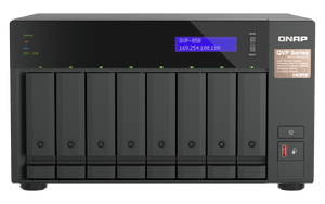 QNAP QVP - 85B 8 - Bay Dual 2.5GbE Surveillance HDMI NVR - ACE Peripherals