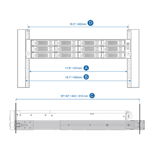 QNAP Rail Kit C01/B01/B02/A02-90/A03-57/E02/E03/S01 - ACE Peripherals
