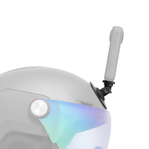 Illustrative flexible helmet mount and camera connection