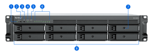Synology RS1226RP+ RackStation 8-Bay 2.5GbE Rackmount NAS with Redundant Power Supply - ACE Peripherals