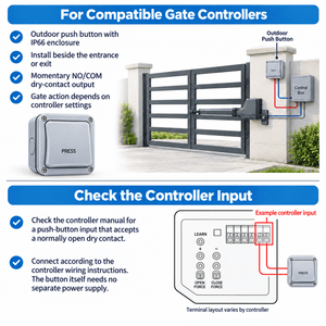 Tough Outdoor Push-to-Exit Door Release Button - ACE Peripherals
