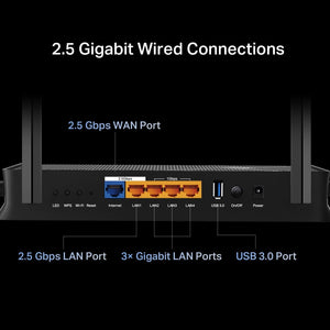 TP - Link Archer BE230 BE3600 Dual - Band Wi - Fi 7 Router - ACE Peripherals