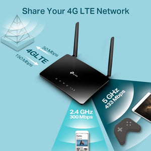 TP - Link Archer MR402 4G LTE AC1200 Dual Band Mesh Router - ACE Peripherals