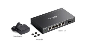 TP-Link ES206X-M2 Omada 5-Port 2.5GBASE-T Easy Managed Switch with 1 10GE SFP+ Slot - ACE Peripherals