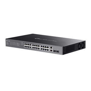 TP - Link ES228GMP Omada 28 - Port Gigabit Easy Managed 250m Long Range POE Switch with 24 - Port PoE+ - ACE Peripherals