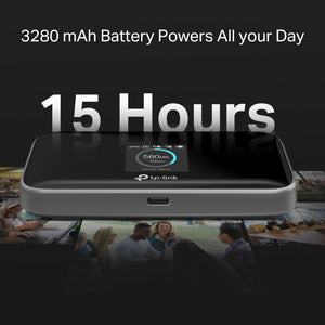 TP - Link M7750 4G LTE - Advanced Portable Battery Mobile Wi - Fi Router - ACE Peripherals