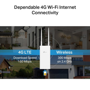 TP - Link TL - MR100 - Outdoor 4G LTE Wi - Fi IP65 PoE Outdoor Router - ACE Peripherals