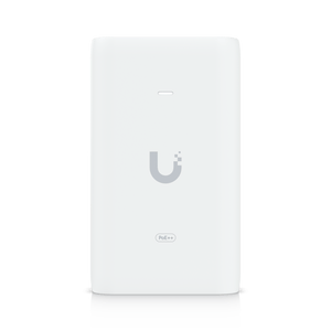 Ubiquiti UACC-PoE++-10G 60W 10GbE injector front face and status indicator