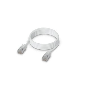 Ubiquiti UACC-Cable-Patch-EL-C6A White braided patch cable 1M coil