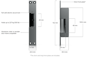 Ubiquiti UACC-Lock-Strike-Secure-8mm Fail-Secure Electric Strike Lock - ACE Peripherals