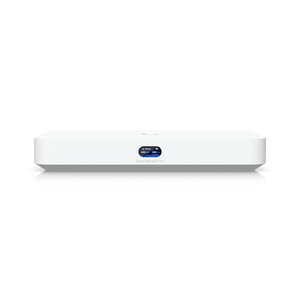 Ubiquiti UCG-Fiber front view from a slightly elevated angle