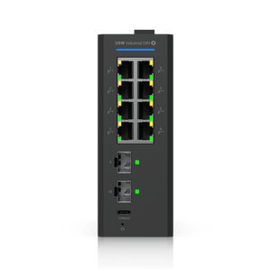 Ubiquiti UniFi USW-Industrial-DIN-8-PoE 480W DIN Rail Switch - ACE Peripherals