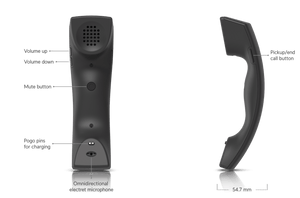 Ubiquiti UT - G3 - Handset G3 UniFi Talk VoIP Wireless Handset - ACE Peripherals