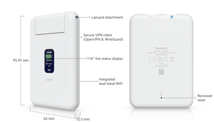 Ubiquiti UTR Ultra-Slim UniFi Travel Router - ACE Peripherals
