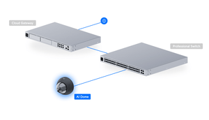 Ubiquiti UVC-AI-Dome Black topology