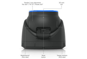 Ubiquiti UVC-AI-Turret UniFi AI Turret 4K PoE+ Camera - ACE Peripherals